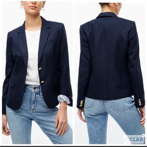 J.Crew • classic schoolboy navy wool blazer sz 2